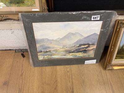 RAY ELWOOD WATERCOLOUR