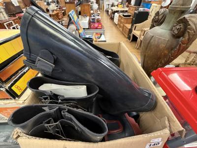 BOX OF NEW WELLIE BOOTS