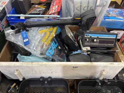 BOX OF RADIOS + RECEIVERS