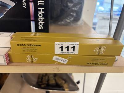 4 X PACO RABANNE SPRAYS