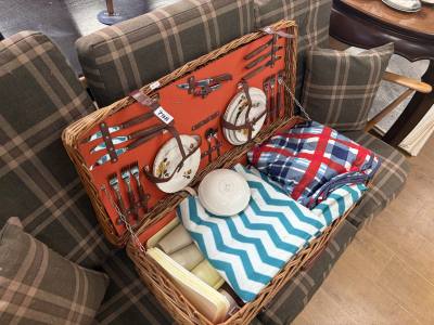PICNIC BASKET + CONTENTS