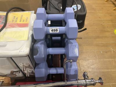 SET OF DUMBBELLS