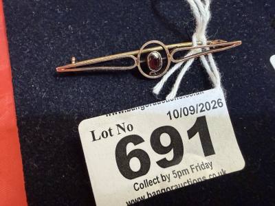 GOLD BROOCH (TESTED) (2 GRAMS)