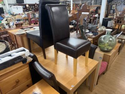 EXTENDING TABLE + 6 X CHAIRS