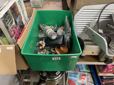 BOX OF TOYS ETC