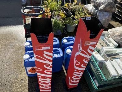 2 X COCA COLA DISPLAY STANDS