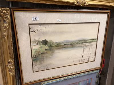 SIGNED WATERCOLOR