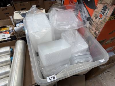 2 X BOXES OF CATERING TRAYS