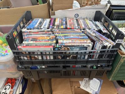 2 X BOXES OF DVDS