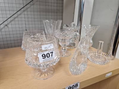LOT OF TYRONE CRYSTAL ETC