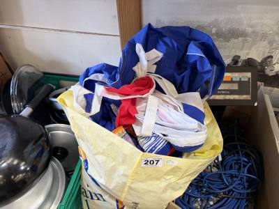 BAG OF UNION JACK FLAGS