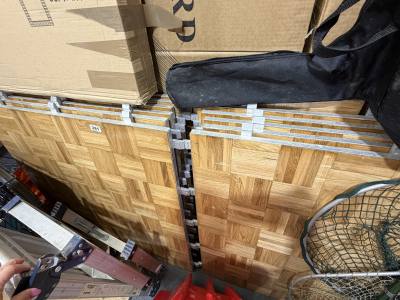 LOT OF STAGE FLOORING