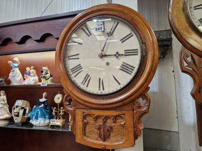 DROP DIAL WALL CLOCK