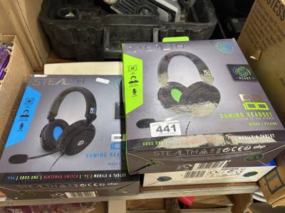 3 X SHEATH HEADSETS