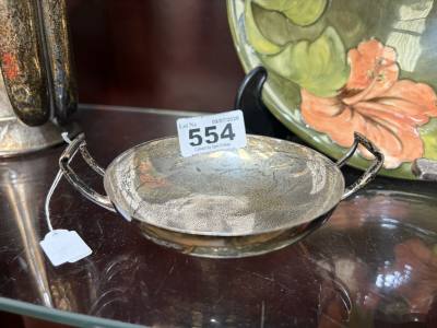 LONDON SILVER FOOTED BOWL (96.6 GRAMS)