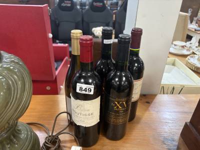 5 X BOTTLES OF WINE
