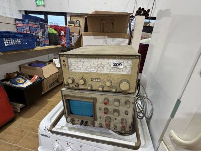 GOULD OSCILLOSCOPE + SIGNAL GENERATOR