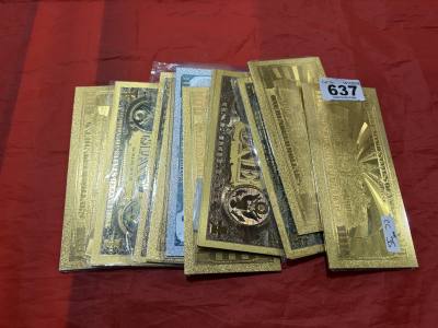 LOT OF PLATED NOTES