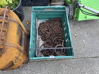 CRATE OF CHAINS