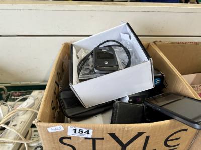 BOX OF OLD PHONES
