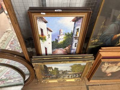 LOT OF OIL PAINTINGS
