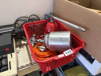 BOX OF AIRTOOLS