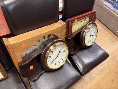 LOT OF WALL CLOCKS