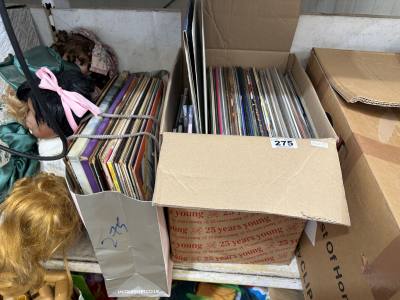 BOX + BAG OF LP'S