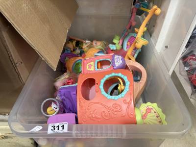 BOX OF TOYS