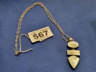 SILVER CHAIN + PENDANT