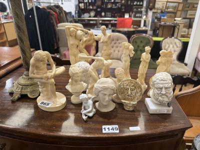 LOT OF ROMAN BUSTS