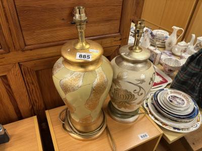 2 X ORNATE LAMPS