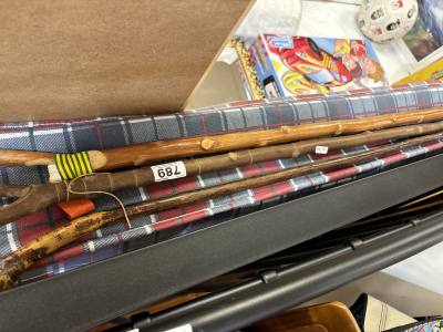 3 ANTIQUE WALKING STICKS