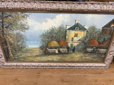 FRAMED OIL PAINTING