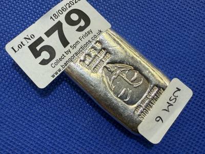 (100 GRAM) 999 SILVER BULLION BAR