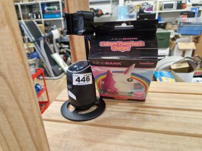 PHONE SPEAKER/HOLDER  + POWER BANK