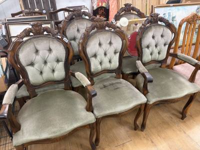 6 X ARMCHAIRS