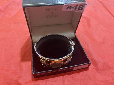 GORHAM SILVER PLATE CUFF WATCH