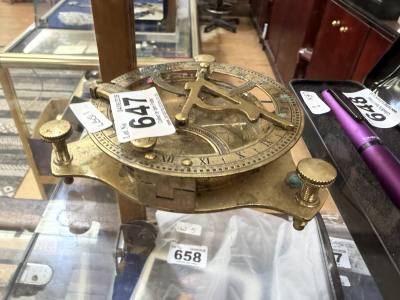 BRASS SEXTANT