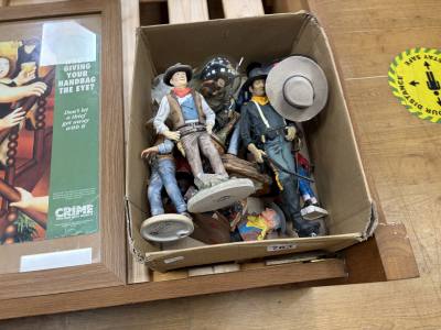 LOT OF JOHN WAYNE FIGURES