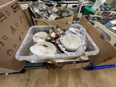 BOX OF DOULTON + DENBY