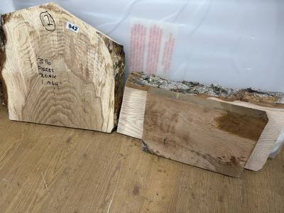 2 X PIECES OF OAK + PIECE OF ASH