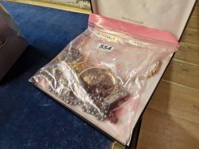 BAG OF  COSTUME JEWELLERY
