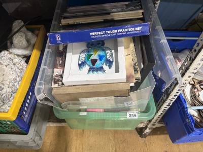 2 X BOXES OF BOOKS ETC