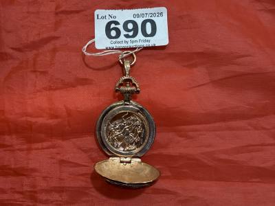 9CT GOLD SOVEREIGN HOLDER (28 GRAMS)