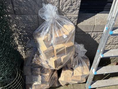 3 X BAGS OF FIREWOOD