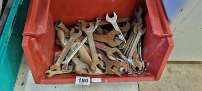 BOX OF SPANNERS