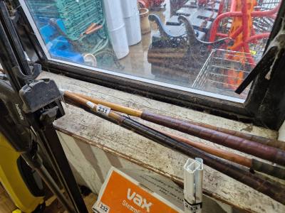LOT OF HICKERY GOLF CLUBS
