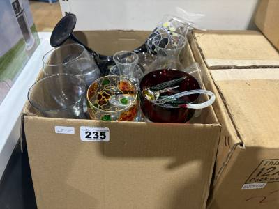BOX OF GLASSES