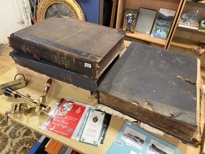 5 X NORTHERN WHIG NEWS PRINT VOLUMES